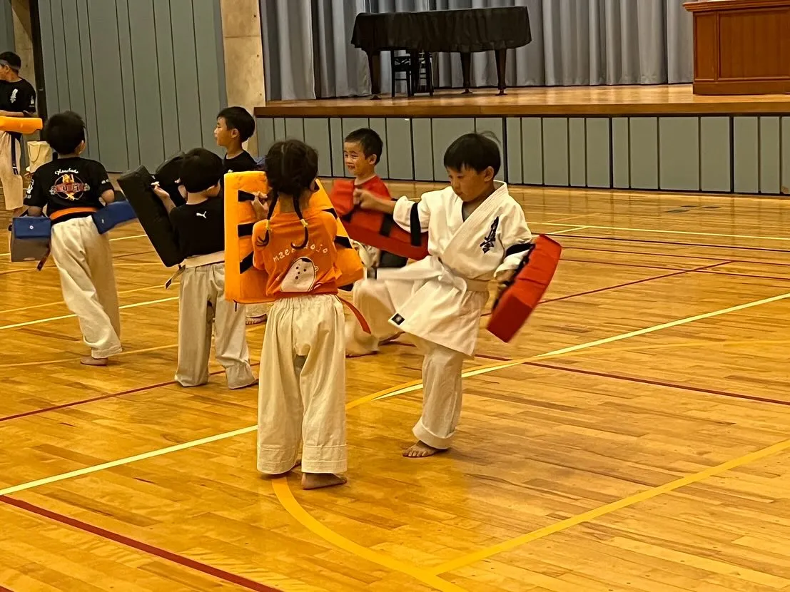 暑い中での稽古でしたが、最後まで頑張りました🔥💪