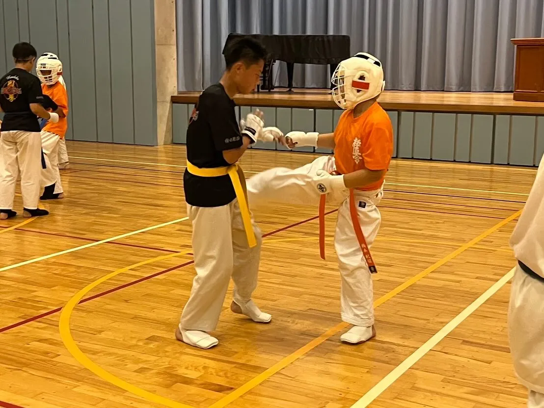暑い中での稽古でしたが、最後まで頑張りました🔥💪