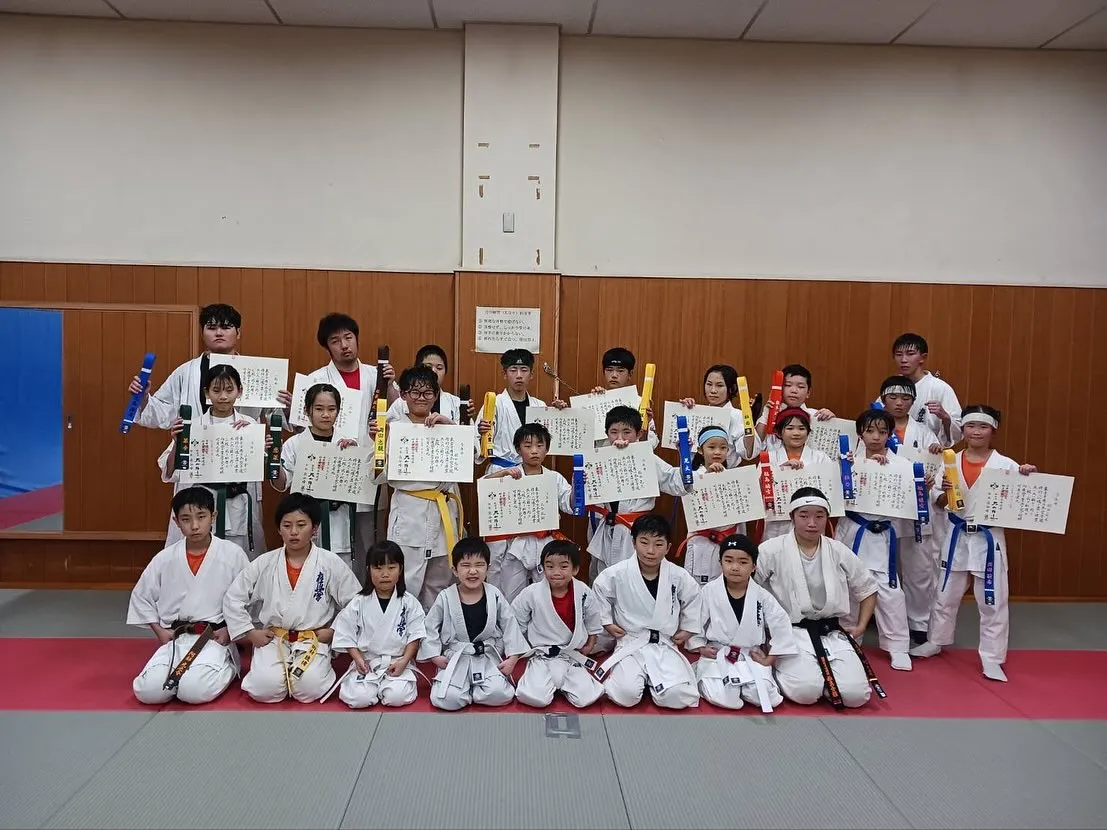 昨日、新しい帯の授与行いました🔥💪