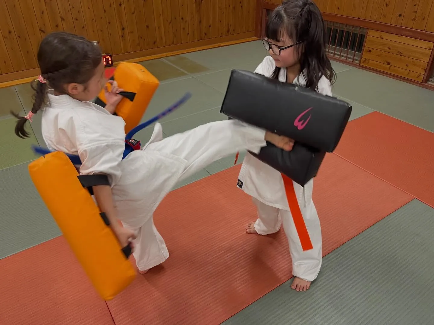 昨日、太子道場でも新しい帯を渡しました👏( ˊᵕˋ )