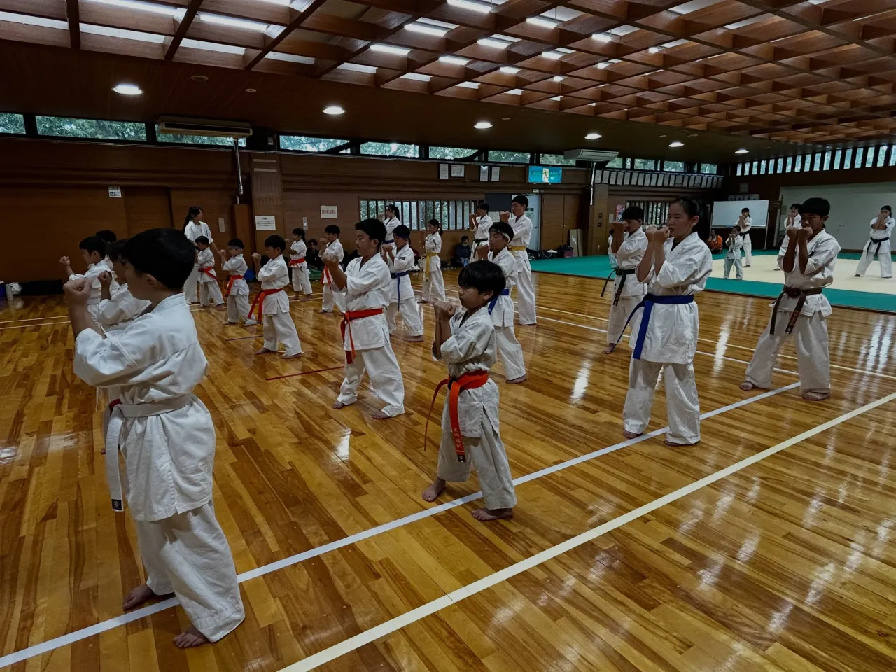 先日、秋季昇級審査会を行いました✨️✨️